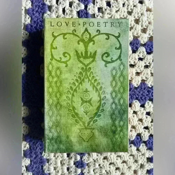 Love and Poetry Green Keepsake Wil Box Magnet Closure Wood Interior Book  Decor - Picture 10 of 10